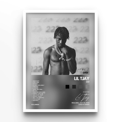 Lil Tjay 222 - A4, A3, A2 Posters Base - Poster Print Shop / Art Prints / PostersBase