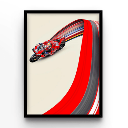 Lines Dovizioso - A4, A3, A2 Posters Base - Poster Print Shop / Art Prints / PostersBase