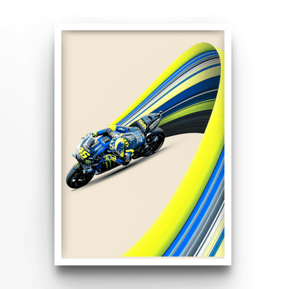 Lines Valentino Rossi - A4, A3, A2 Posters Base - Poster Print Shop / Art Prints / PostersBase