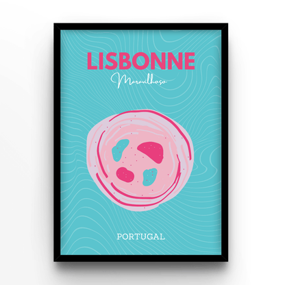 Lisbonne - A4, A3, A2 Posters Base - Poster Print Shop / Art Prints / PostersBase