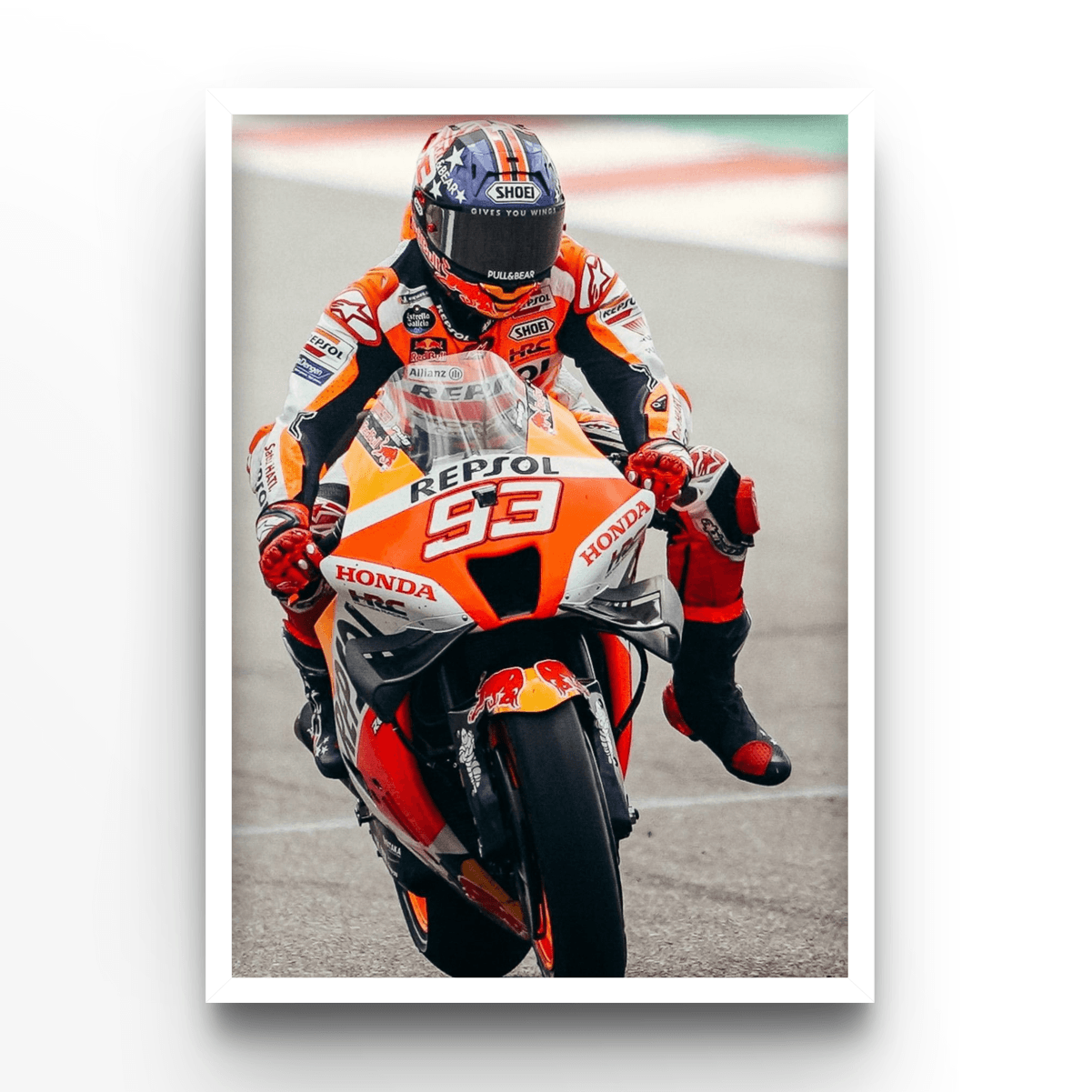 Marc Marquez 3 - A4, A3, A2 Posters Base - Poster Print Shop / Art Prints / PostersBase