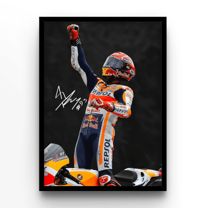 Marc Marquez 4 - A4, A3, A2 Posters Base - Poster Print Shop / Art Prints / PostersBase