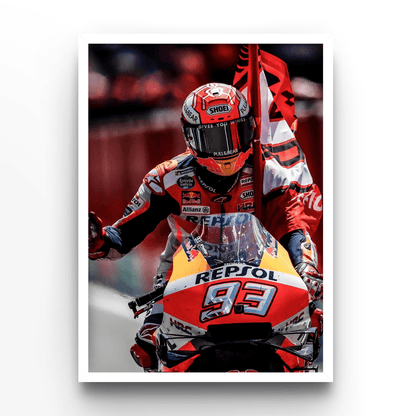 Marc Marquez 8 - A4, A3, A2 Posters Base - Poster Print Shop / Art Prints / PostersBase