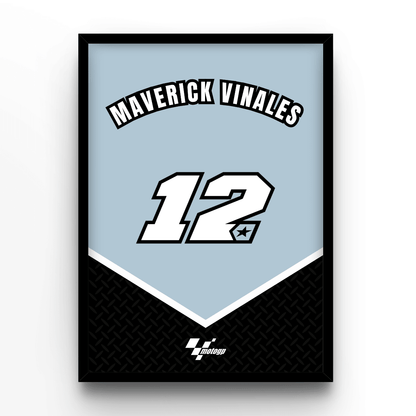 Maverick Viñales - A4, A3, A2 Posters Base - Poster Print Shop / Art Prints / PostersBase