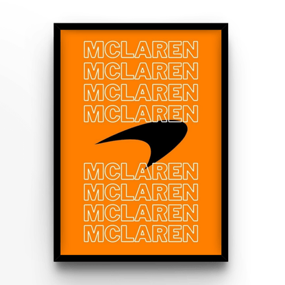 McLaren - A4, A3, A2 Posters Base - Poster Print Shop / Art Prints / PostersBase