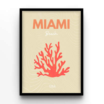Miami - A4, A3, A2 Posters Base - Poster Print Shop / Art Prints / PostersBase