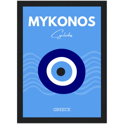 Mykonos - A4, A3, A2 Posters Base - Poster Print Shop / Art Prints / PostersBase