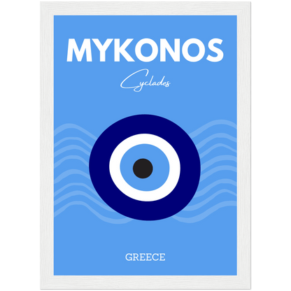 Mykonos - A4, A3, A2 Posters Base - Poster Print Shop / Art Prints / PostersBase