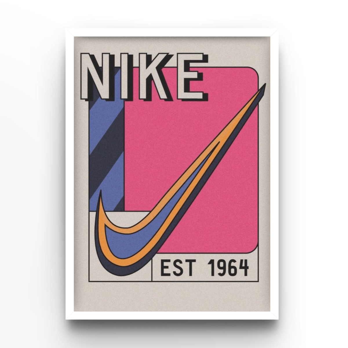 Nike 1964 Pink - A4, A3, A2 Posters Base - Poster Print Shop / Art Prints / PostersBase
