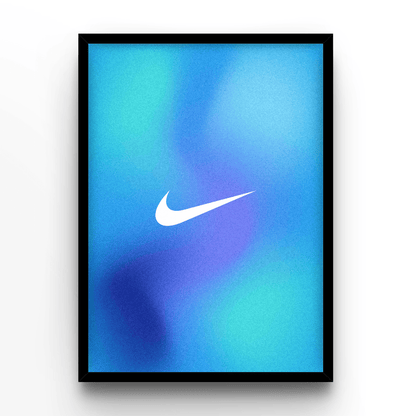 Nike Blur Waves - A4, A3, A2 Posters Base - Poster Print Shop / Art Prints / PostersBase