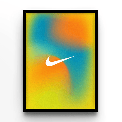 Nike Blur Yellow - A4, A3, A2 Posters Base - Poster Print Shop / Art Prints / PostersBase