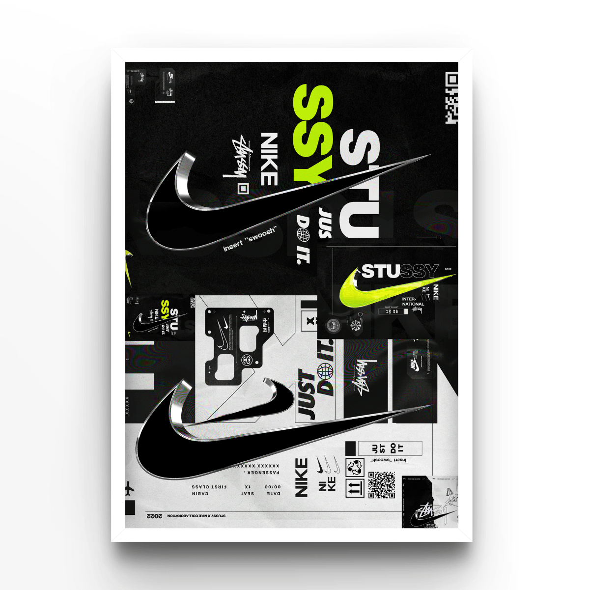 Nike "Insert" - A4, A3, A2 Posters Base - Poster Print Shop / Art Prints / PostersBase