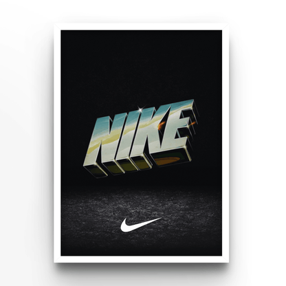 Nike Silver - A4, A3, A2 Posters Base - Poster Print Shop / Art Prints / PostersBase