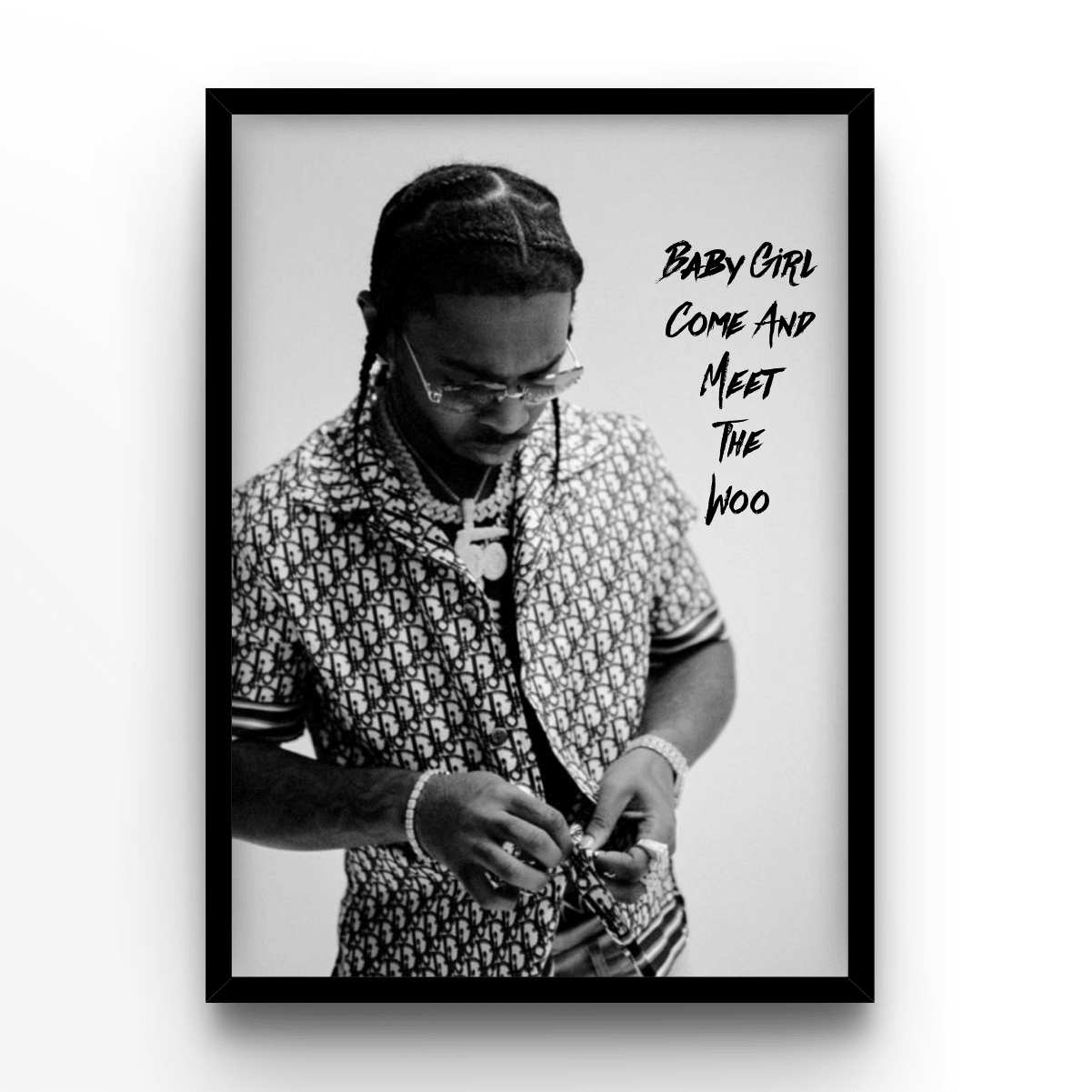 Pop Smoke Baby Girl - A4, A3, A2 Posters Base - Poster Print Shop / Art Prints / PostersBase