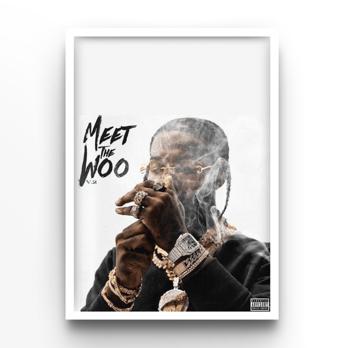 Pop Smoke Meet The Woo - A4, A3, A2 Posters Base - Poster Print Shop / Art Prints / PostersBase