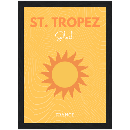 Saint-Tropez - A4, A3, A2 Posters Base - Poster Print Shop / Art Prints / PostersBase