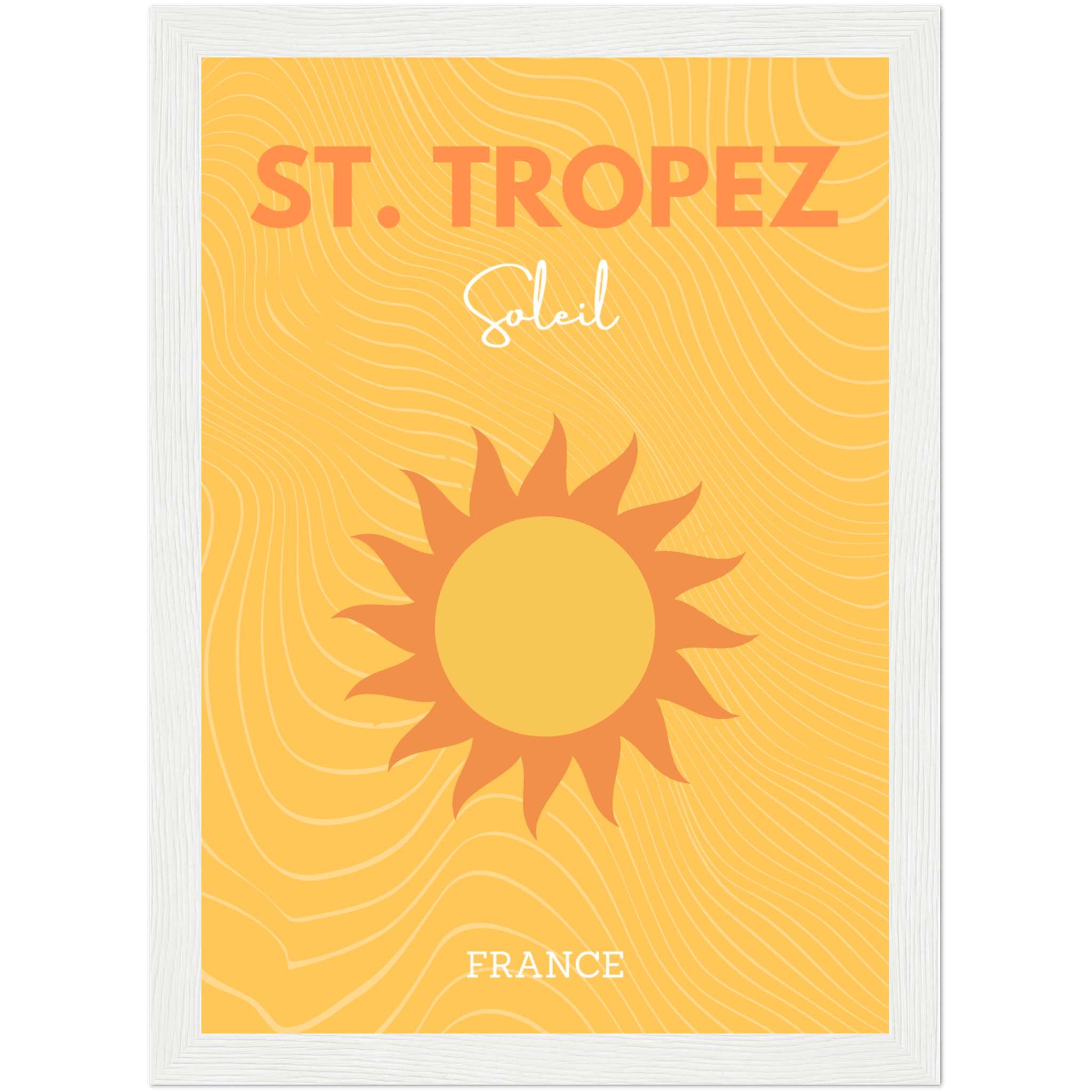 Saint-Tropez - A4, A3, A2 Posters Base - Poster Print Shop / Art Prints / PostersBase