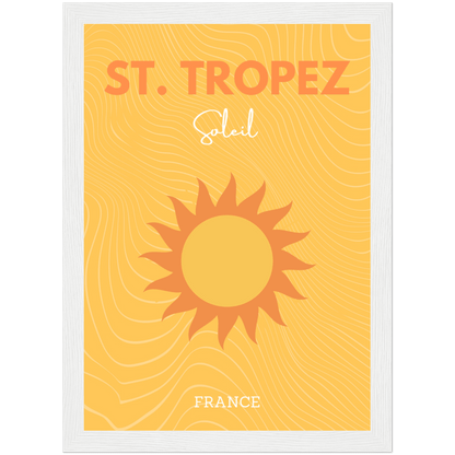Saint-Tropez - A4, A3, A2 Posters Base - Poster Print Shop / Art Prints / PostersBase