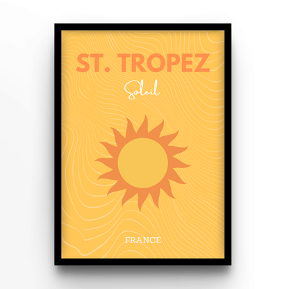 Saint-Tropez - A4, A3, A2 Posters Base - Poster Print Shop / Art Prints / PostersBase