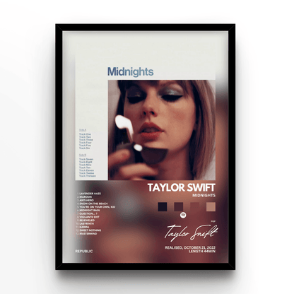 Taylor Swift Midnights - A4, A3, A2 Posters Base - Poster Print Shop / Art Prints / PostersBase