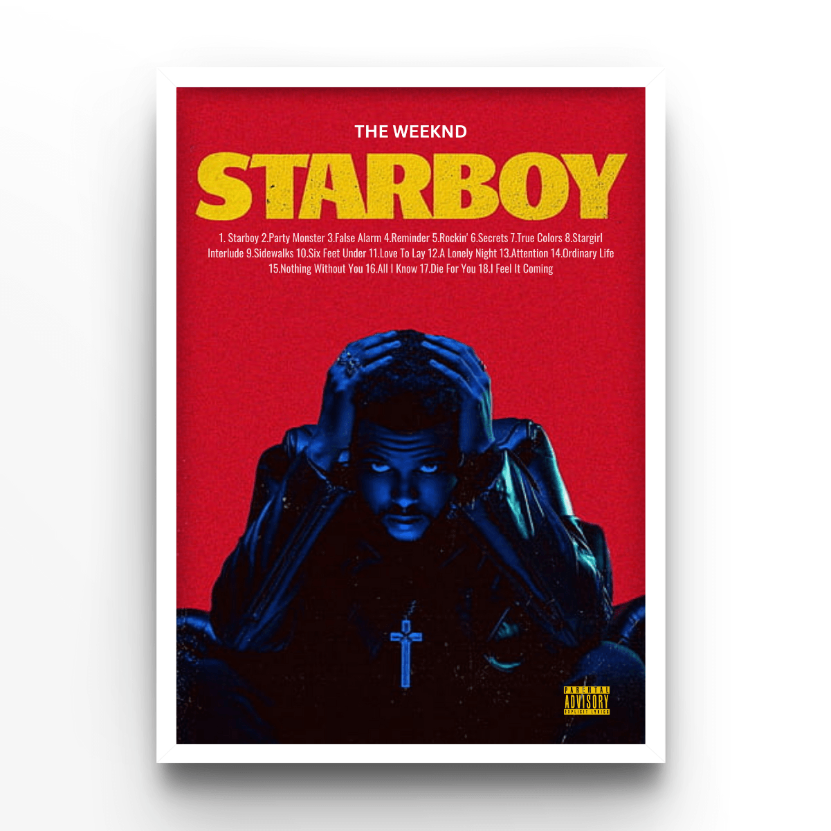 The Weeknd Starboy - A4, A3, A2 Posters Base - Poster Print Shop / Art Prints / PostersBase